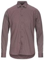 Ted Baker overhemd rood-blauw patroon - in uitstekende staat, Ted Baker, Halswijdte 38 (S) of kleiner, Ophalen of Verzenden, Gedragen