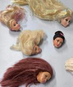 8x mattel vintage barbie hoofd hoofden met mooi haar 1998, Verzamelen, Ophalen of Verzenden, Zo goed als nieuw, H, H