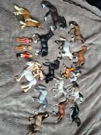 17 schleich paarden en 3 belville, Ophalen of Verzenden, Gebruikt