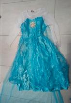 Frozen Elsa jurk rond maat 134, Ophalen of Verzenden, Zo goed als nieuw, 134 t/m 140, Meisje