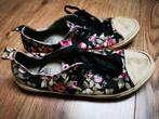 Schoenen, gympen, dames, 40, zwart gebloemd, Ophalen, Zwart, Overige typen, Gedragen