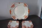 Solian ware soho pottery gebakschaal met bordjes, Ophalen of Verzenden