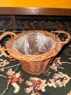 Rotan plantenmand, Overige materialen, Gebruikt, Rond, Binnen