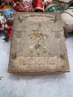 #kerst Oude antieke Kerstdoos, T, Ophalen of Verzenden, Zo goed als nieuw, N