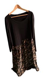 Zanzea Zwarte Jurk 5XL, Kleding | Dames, Zwart, Maat 46/48 (XL) of groter, Ophalen of Verzenden, Knielengte