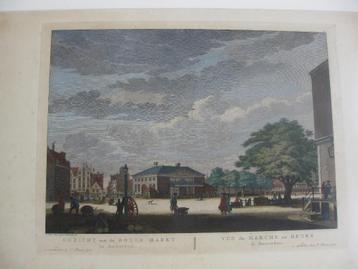 Grote ingekleurde gravure in prachtige lijst. Philip Jacobs. beschikbaar voor biedingen