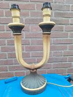 Vintage lamp tafellamp lamp 2 lichtpunten, Ophalen, Gebruikt, 50 tot 75 cm
