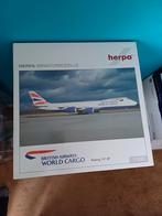 Herpa Britisch Airways world cargo 747-8f 1/200 model, Verzamelen, Luchtvaart en Vliegtuigspotten, Nieuw, Ophalen of Verzenden