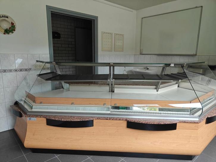 Toonbank/vitrine (ongekoeld) van Redie interieurs, Huis en Inrichting, Kasten | Vitrinekasten, Zo goed als nieuw, 100 tot 150 cm