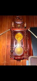 Antieke Wandklok met Pendule, Ophalen of Verzenden
