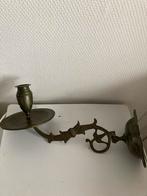 Wandkandelaar. 17e Eeuw. Brons. Bodemvondst. Neurenberg., Antiek en Kunst, Antiek | Kandelaars, Verzenden, Koper of Brons