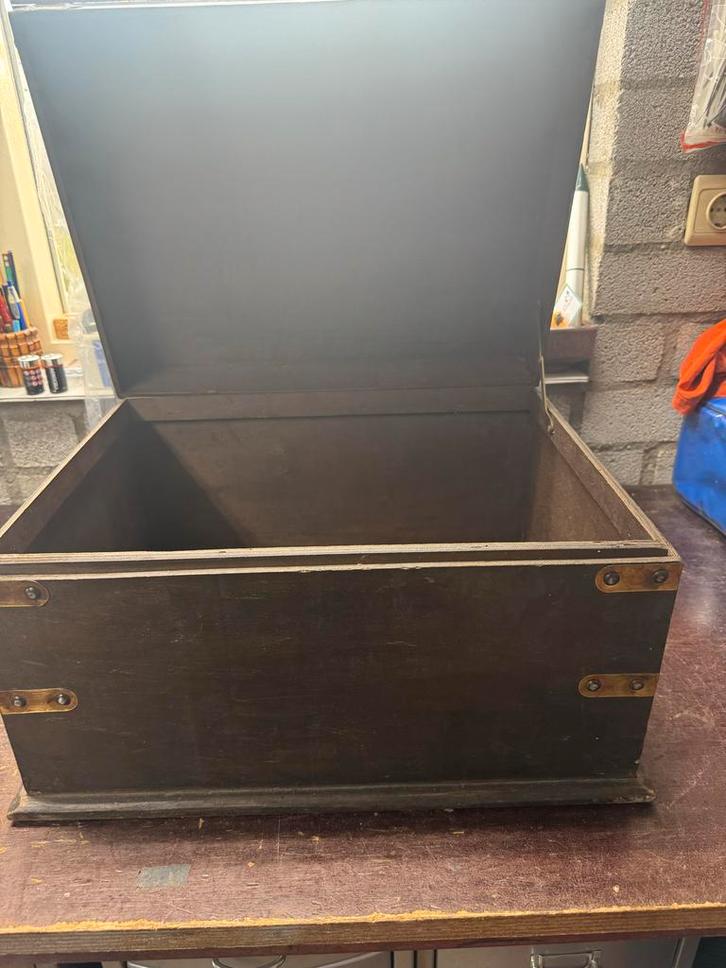 Houten Opbergkist, Huis en Inrichting, Woonaccessoires | Kisten, Gebruikt, 50 tot 75 cm, 50 tot 100 cm, Overige houtsoorten, Ophalen of Verzenden
