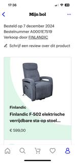 Elektronische verrijdbare sta-op stoel, Ophalen, Zo goed als nieuw, Eenpersoons, Grijs