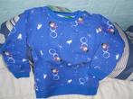 blauwe kerst trui maat 80/86, Kinderen en Baby's, Babykleding | Maat 80, Ophalen, Merry christmas, Nieuw, Truitje of Vestje