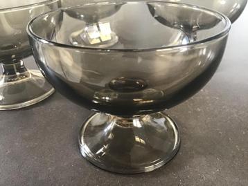 11x Vintage Rook Glazen BP Luminarc Arcoroc Wijn / Dessert beschikbaar voor biedingen