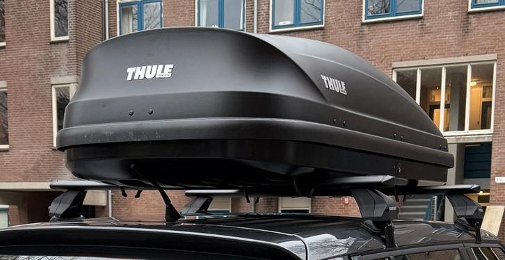 Te Huur: Thule Pacific M Dakkoffer (410L), Auto diversen, Dakkoffers, Zo goed als nieuw, Ophalen