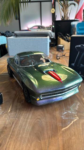 Rc auto HSP 1/10 hobbywing max10 corvette stingray beschikbaar voor biedingen