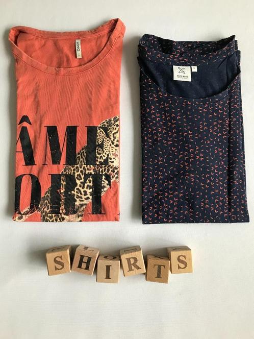 2 Stuks:T-shirts -maat: XL - makkelijk te combineren.ZGAN, Kleding | Dames, T-shirts, Zo goed als nieuw, Maat 46/48 (XL) of groter