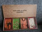 Four Game and Puzzle Assortment, Antiek en Kunst, Ophalen of Verzenden