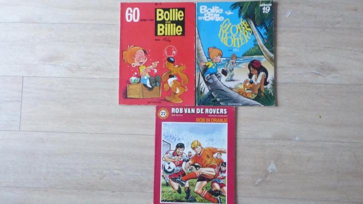 Billie en Bollie (2 stuks) en Rob van de rovers, Boeken, Stripboeken, Gelezen, Meerdere stripboeken, Ophalen
