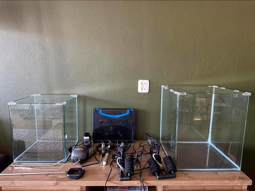 Dennerle Nano cube 30 & 60 Liter, Dieren en Toebehoren, Vissen | Aquaria en Toebehoren, Gebruikt, Leeg aquarium, Ophalen