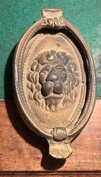 Vintage zwaar koperen deurklopper., Antiek en Kunst, Ophalen