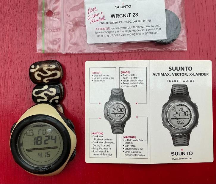 Suunto Vector bergsport horloge met hoogtemeter, Sport en Fitness, Bergsport en Wandelen, Gebruikt, Overige typen, Ophalen of Verzenden