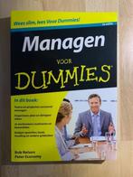 Managen voor DUMMIES, Ophalen of Verzenden, Zo goed als nieuw, Management