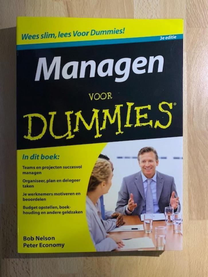 Managen voor DUMMIES, Boeken, Economie, Management en Marketing, Zo goed als nieuw, Management, Ophalen of Verzenden