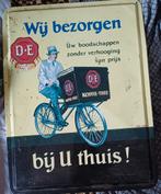 Douwe Egberts bord, Verzamelen, Ophalen, Gebruikt, Reclamebord