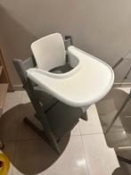 Stokke Trip Trapp gray with baby seat and tray, Ophalen, Zo goed als nieuw, Meegroeistoel