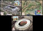 LIECHTENSTEIN 2008 Voetbal E.K. op drie Maximumkaarten, FD-e, Verzenden, Gestempeld, Sport