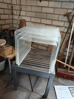 Vintage plexiglas acryl nest bijzettafels 3 stuks, Ophalen, Minder dan 45 cm, Gebruikt, Jaren 50 / 60
