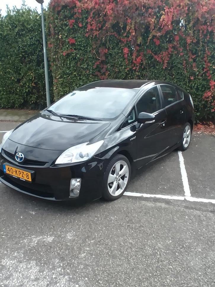 Toyota Prius 1.8 Full Hybrid 136PK Aut 2010 Zwart, Auto's, Toyota, Particulier, Prius, Hybride Elektrisch/Benzine, Volledig hybride