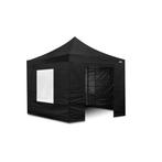 Huur nu deze luxe zwarte easy up partytent 3x3, Tuin en Terras, Partytenten, Ophalen of Verzenden, Zo goed als nieuw
