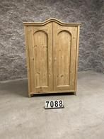 Antieke grenen kledingkast nr7088, Info@antiekgroothandel.com, 100 tot 150 cm, Vintage, Ophalen of Verzenden
