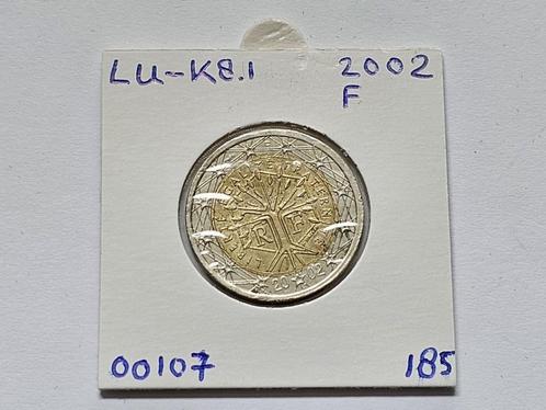 2-euromunt Frankrijk (F) 2002 Koers LU-K8.1, Postzegels en Munten, Munten | Europa | Euromunten, Losse munt, 2 euro, Frankrijk