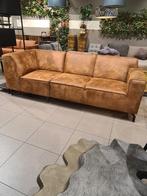 Nieuwe ruime 2,5zits bank cognac leer 240cm €495, Ophalen, ., Nieuw, .