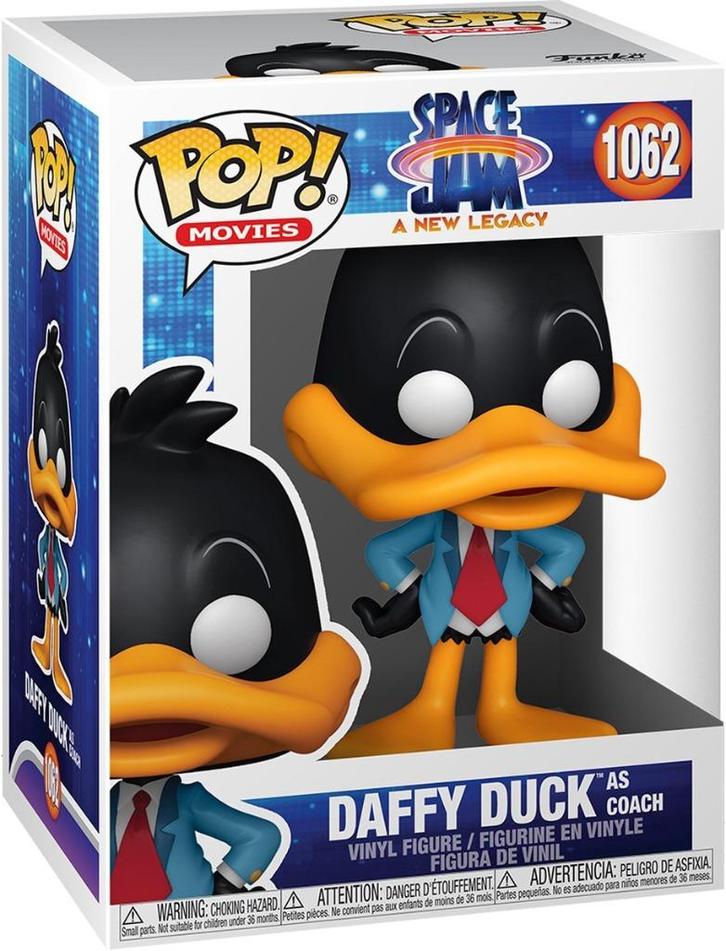 Funko POP Space Jam - Daddy Duck as Coach (1062), Verzamelen, Poppetjes en Figuurtjes, Nieuw, Ophalen of Verzenden