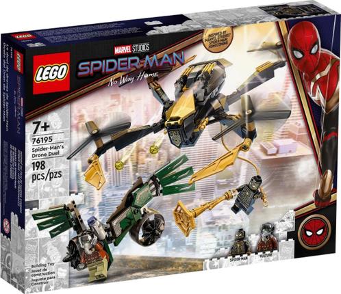 LEGO 76195 Spider-Man Spider-Man's droneduel, Kinderen en Baby's, Speelgoed | Duplo en Lego, Nieuw, Lego, Complete set, Ophalen of Verzenden