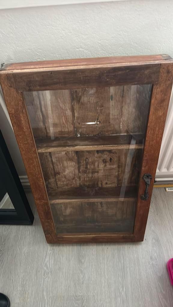 vitrine kastje hang , lig of staand, Huis en Inrichting, Kasten | Vitrinekasten, Minder dan 100 cm, Minder dan 50 cm, 25 tot 50 cm