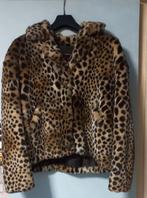 Super zachte en warme luipaard print jas, Kleding | Dames, Ophalen of Verzenden, Zo goed als nieuw, Maat 38/40 (M), Bruin