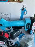 48 v snoeischaar met 2 accu,s slijpsteen en olie, Tuin en Terras, Ophalen of Verzenden, Nieuw, 20 t/m 29 mm