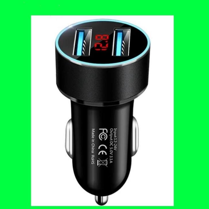 USB Autolader 3.1a Qc3.0 Sigarettenaansteker Adapter 12V 24V, Telecommunicatie, Autoladers, Nieuw, Ophalen of Verzenden