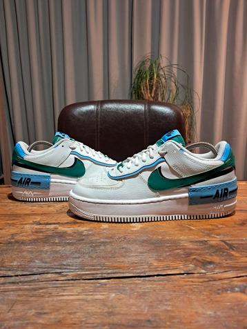 Nike Air Force 1 Shadow 'Malachite-University Blue' Size 40 beschikbaar voor biedingen