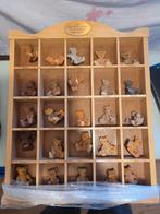 Displaykast met miniatuur teddyberen collectie, Verzamelen, Ophalen, Zo goed als nieuw