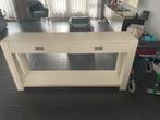 Sidetable met 2 lades, Huis en Inrichting, Ophalen, Kunststof, 100 tot 150 cm, Zo goed als nieuw