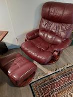 Stressless Ekornes  fauteuil stoel  met hocker voetenbank, Huis en Inrichting, Ophalen of Verzenden, Zo goed als nieuw, Hout, 50 tot 75 cm