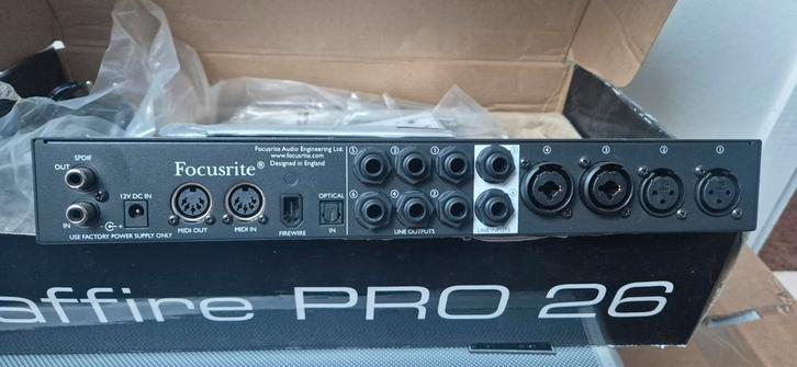 Focusrite Saffire Pro 26 Audio Interface, Computers en Software, Geluidskaarten, Ophalen of Verzenden