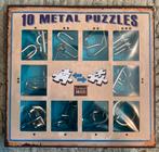 10 metalen puzzels / braintrainers, Ophalen of Verzenden, Minder dan 500 stukjes, Zo goed als nieuw